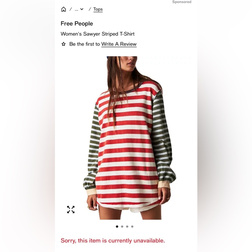 We The Free Sawyer Striped Tee